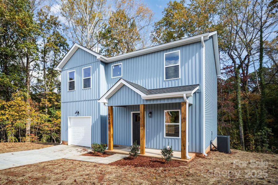 Exterior details and patio area of a home in , Hickory (Image 3). Exterior details and patio area of a home in , Hickory (Image 3).