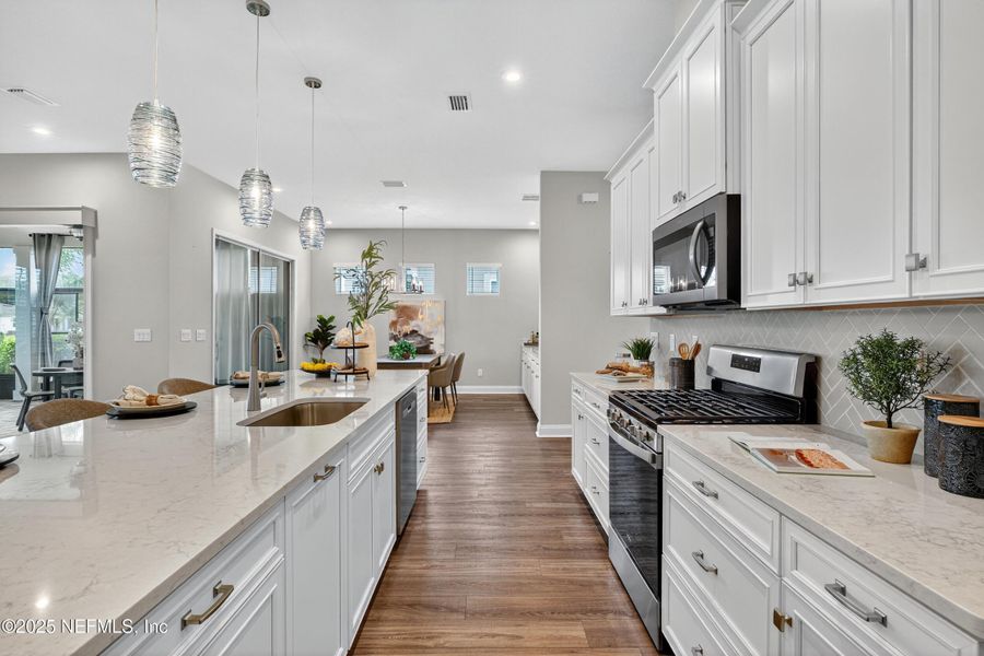Furnished interior view inside a new home in , St. Johns (Image 33). Furnished interior view inside a new home in , St. Johns (Image 33).