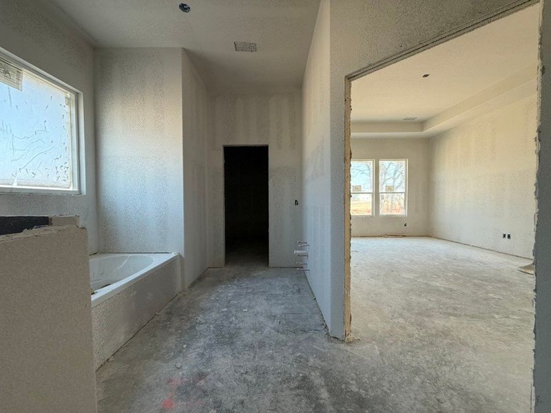 In-progress construction of a new home in Oak Grove Addition, Springtown, TX (Image 17).