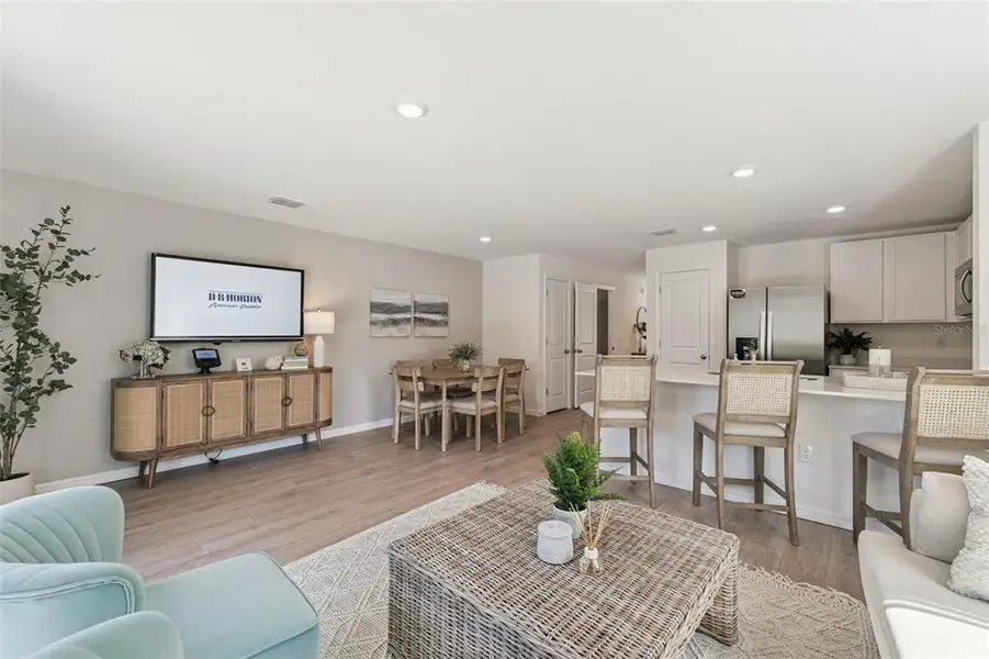 Furnished interior view inside a new home in , Daytona Beach (Image 2).