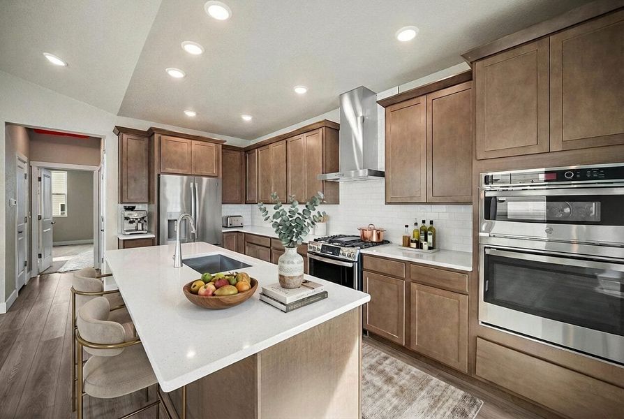Furnished interior view inside a new home in Pony Park, Colorado Springs (Image 8).