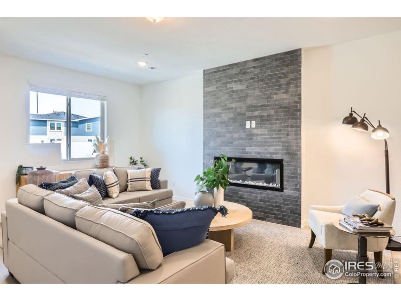 Furnished interior view inside a new home in , Longmont (Image 9).