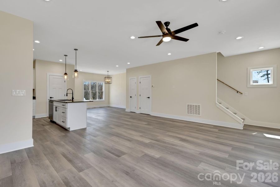 Plenty of room for living and dining