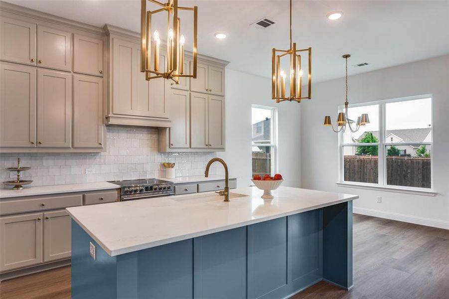 Furnished interior view inside a new home in Reserves at Trinity, Willow Park (Image 5).
