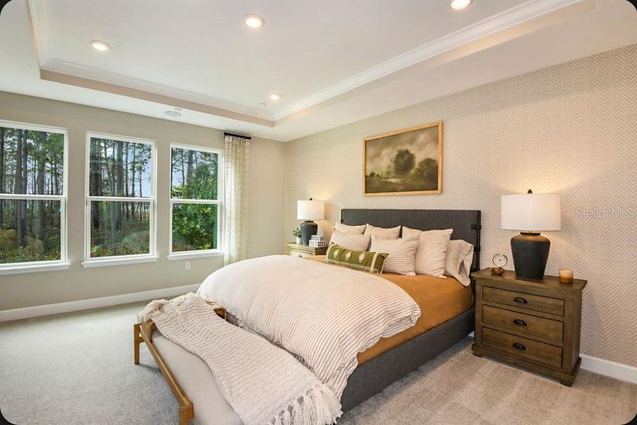 Furnished interior view inside a new home in Colbert Landings, Palm Coast (Image 12). Furnished interior view inside a new home in Colbert Landings, Palm Coast (Image 12).