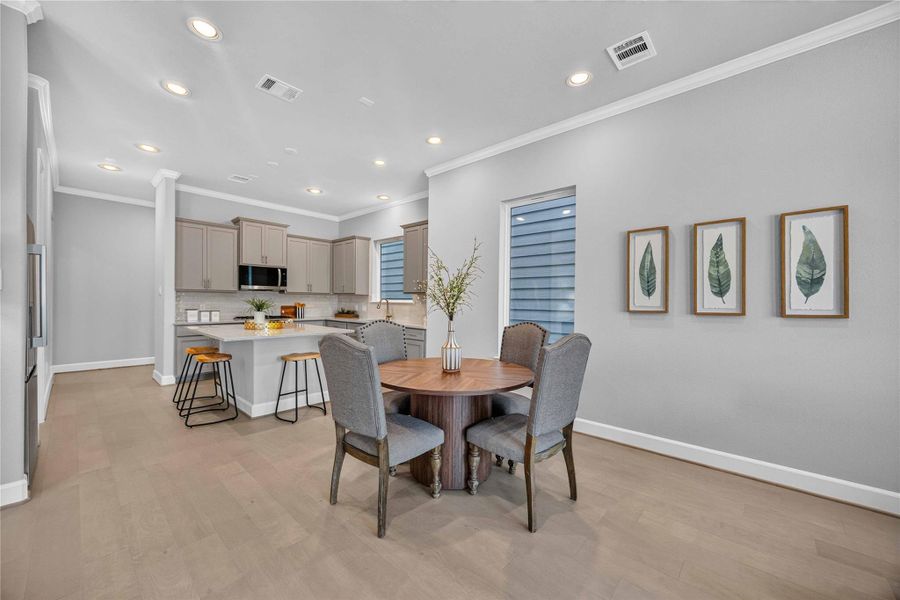 Furnished interior view inside a new home in , Houston (Image 27).