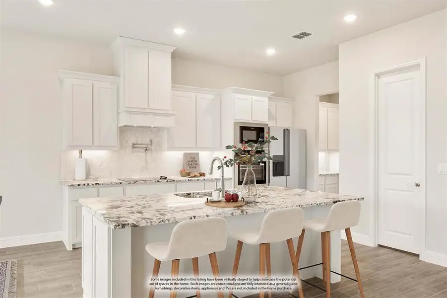 Furnished interior view inside a new home in Sunrise at Garden Valley, Waxahachie (Image 20).