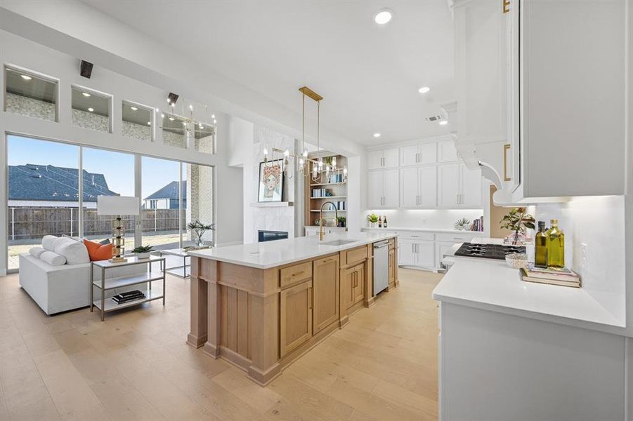 Furnished interior view inside a new home in StarView, Prosper (Image 4).