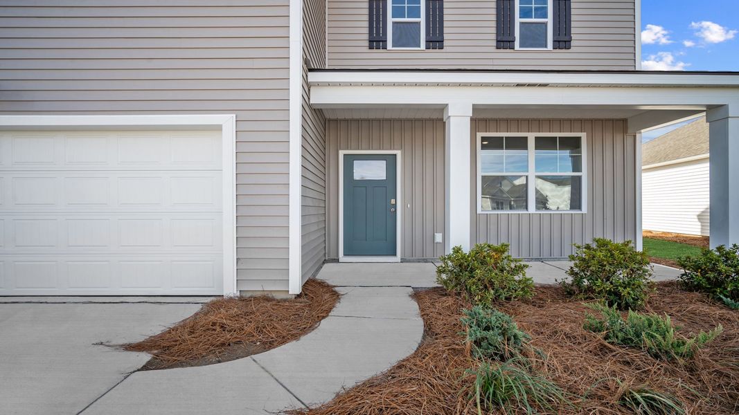 Exterior details and patio area of a home in The Retreat at East Argent, Ridgeland (Image 2).