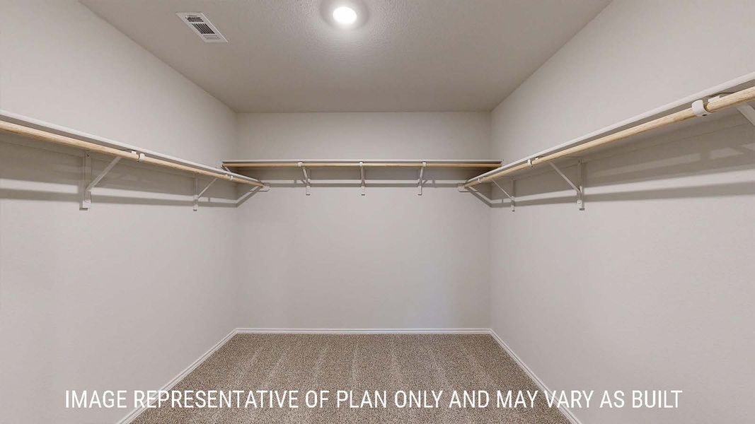 Representative unfurnished interior of a home built from the Caden by D.R. Horton in Creekside Hills, Copperas Cove (Image 13).