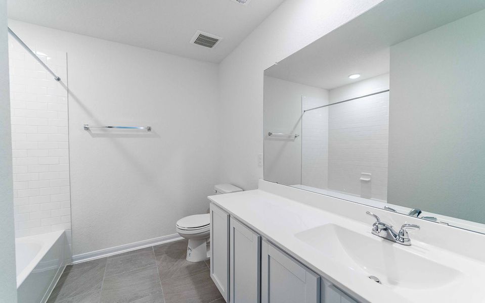 Furnished interior view inside a new home in Mesa Vista, Von Ormy (Image 7). Furnished interior view inside a new home in Mesa Vista, Von Ormy (Image 7).