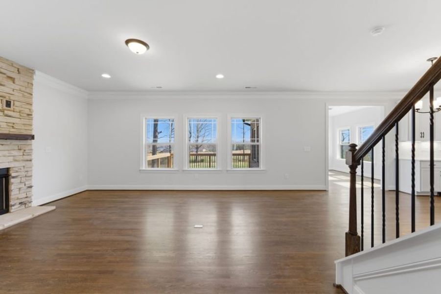Spacious, unfurnished interior of a new home in Blacksmith, Stokesdale (Image 55).