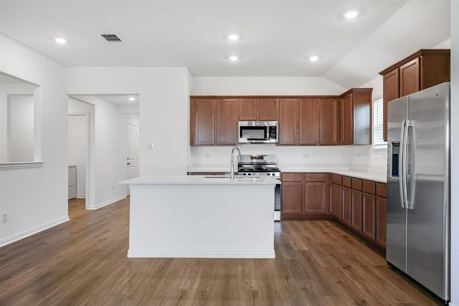 Furnished interior view inside a new home in River Ridge, Crandall (Image 8). Furnished interior view inside a new home in River Ridge, Crandall (Image 8).