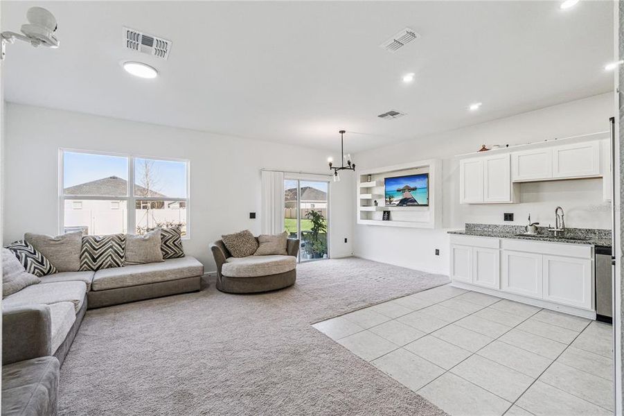 Furnished interior view inside a new home in , St. Cloud (Image 11).