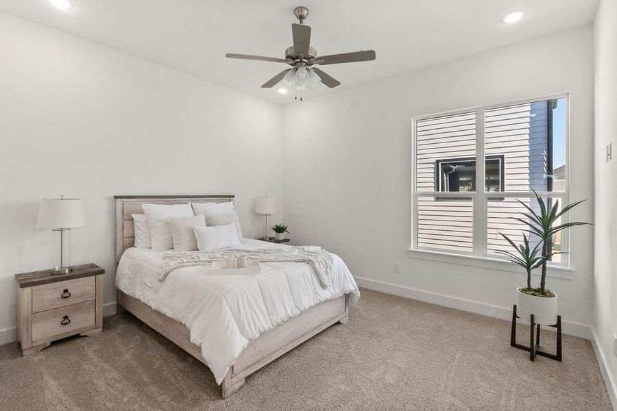 Furnished interior view inside a new home in , Houston (Image 15).