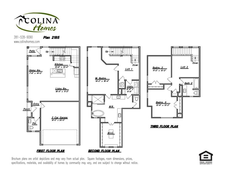 2D floor plan layout of this home in Regents Court, Houston, TX (Image 7).