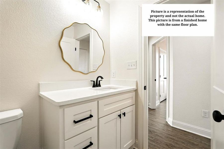 Furnished interior view inside a new home in , Abilene (Image 8).