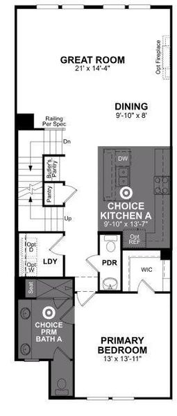 Beazer Homes Bayside Caspian Floorplan.