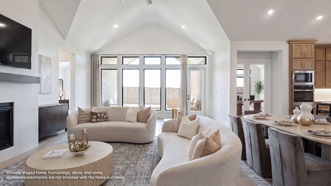 Furnished interior view inside a new home in Landmark, Denton (Image 7). Furnished interior view inside a new home in Landmark, Denton (Image 7).
