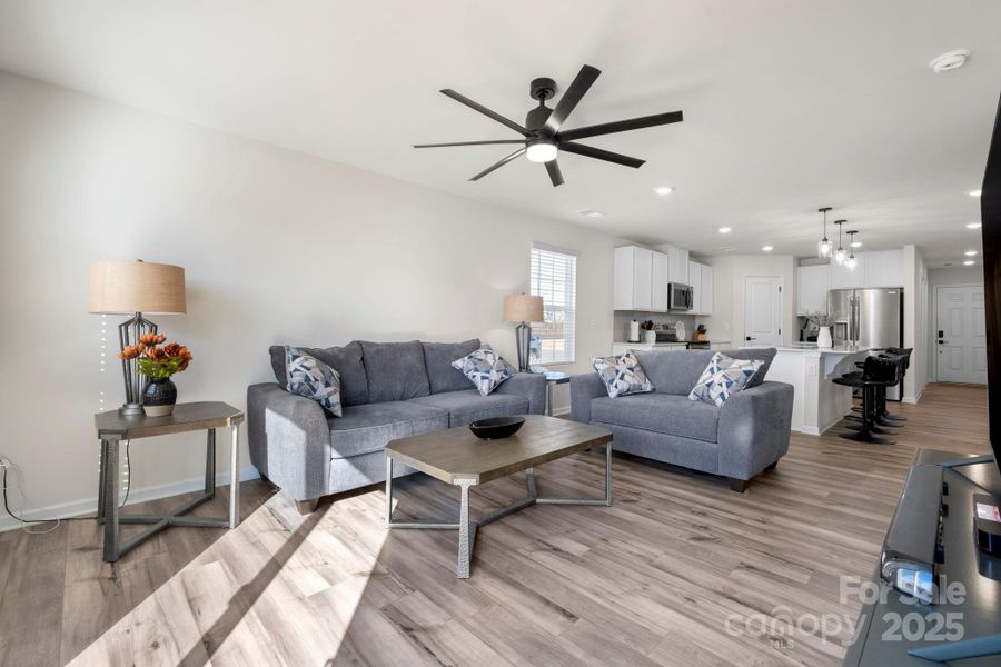 Furnished interior view inside a new home in Legacy Ridge, Catawba (Image 9).