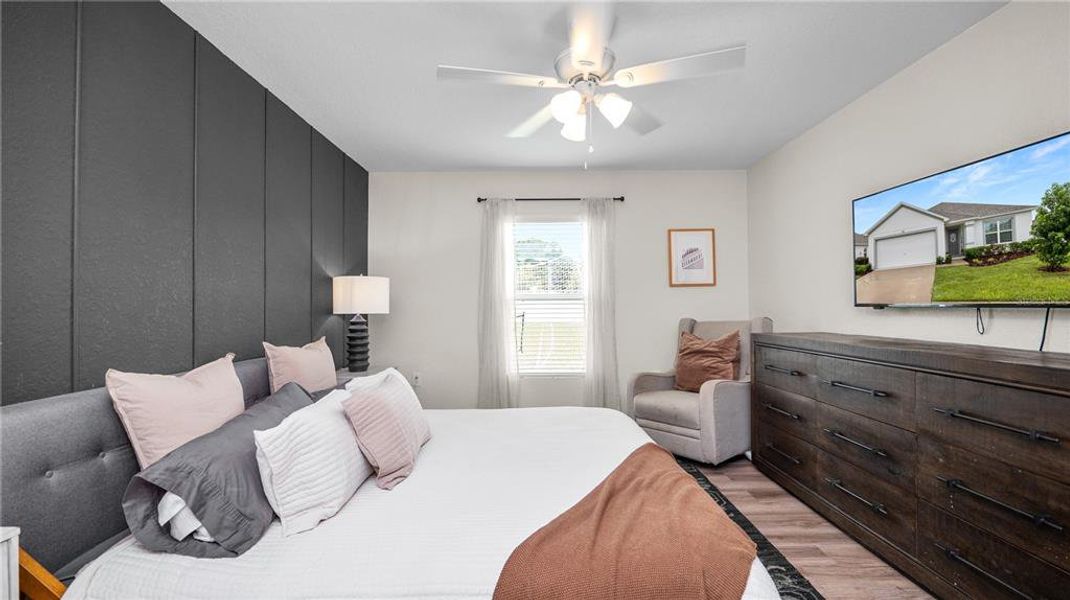 Furnished interior view inside a new home in Gresham Farms Village, Lakeland (Image 33). Furnished interior view inside a new home in Gresham Farms Village, Lakeland (Image 33).