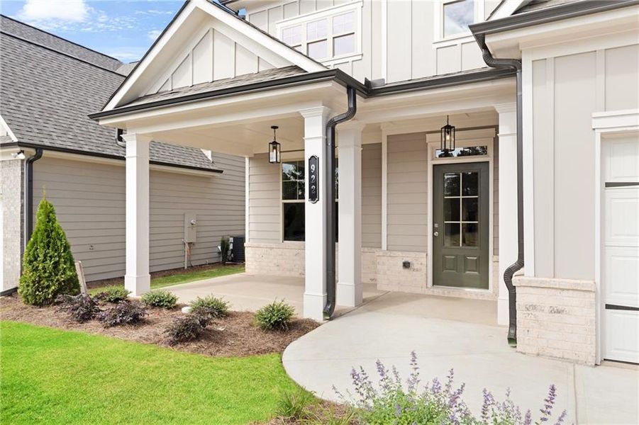 Exterior details and patio area of a home in , Buford (Image 15).