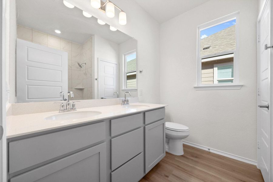 Furnished interior view inside a new home in McKinney Crossing, Austin (Image 7). Furnished interior view inside a new home in McKinney Crossing, Austin (Image 7).