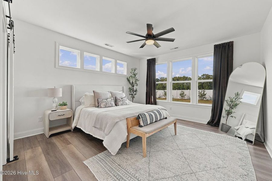 Furnished interior view inside a new home in Dixon Grove, Grimesland (Image 33).