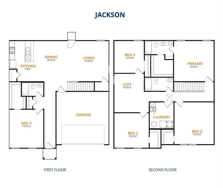 2D floor plan layout of this home in Still Water Lake, Godley, TX (Image 3). 2D floor plan layout of this home in Still Water Lake, Godley, TX (Image 3).