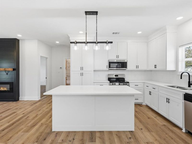 Furnished interior view inside a new home in , Wills Point (Image 9).