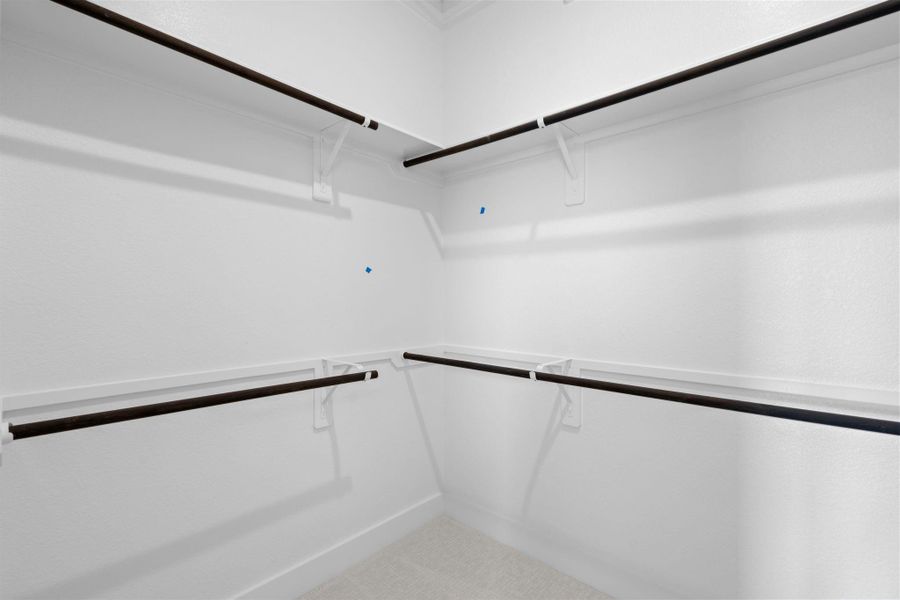 His and hers closets for maximum storage