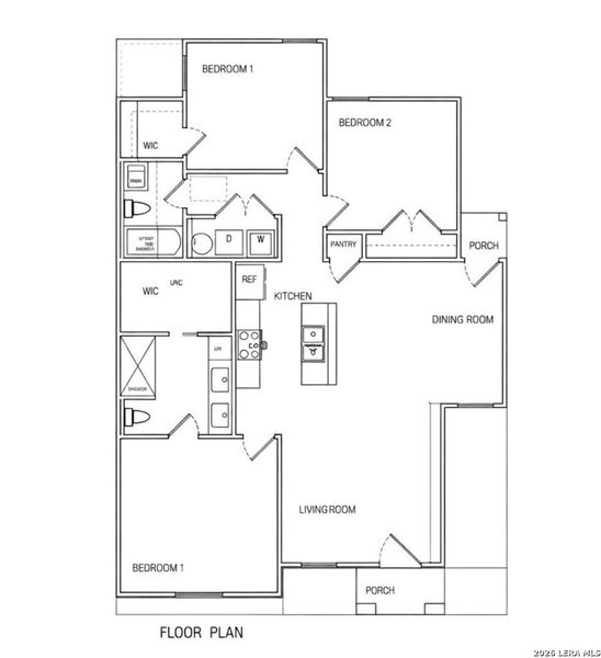2D floor plan layout of this home in , Eagle Pass, TX (Image 3).