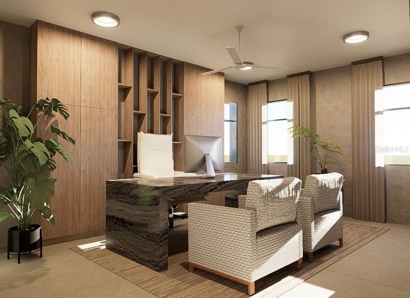 Furnished interior view inside a new home in , Sarasota (Image 26).