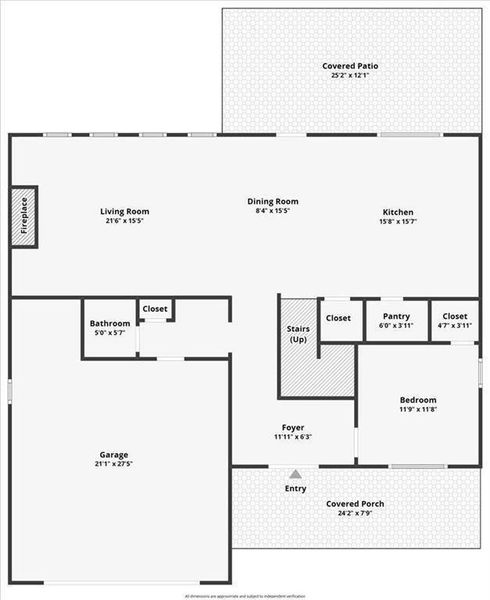 2D floor plan layout of this home in , Acworth, GA (Image 6).