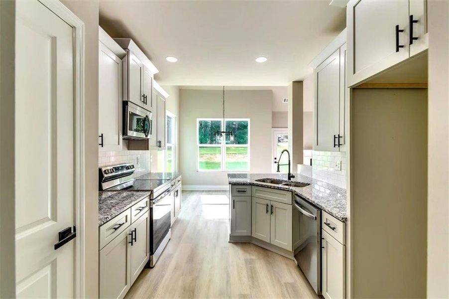 Furnished interior view inside a new home in , Conyers (Image 4).