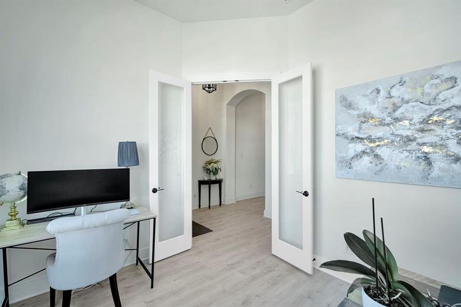 Furnished interior view inside a new home in , Midlothian (Image 12).