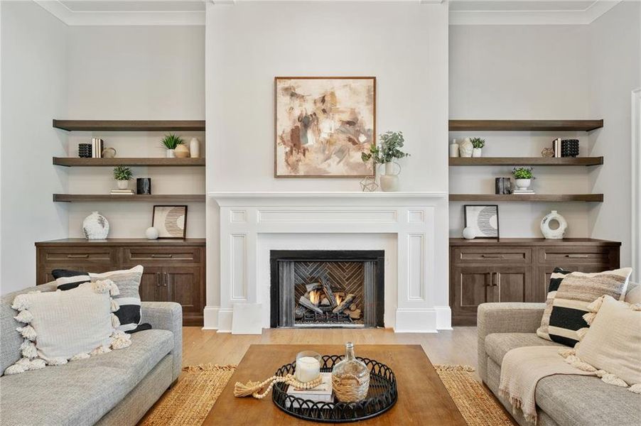 Furnished interior view inside a new home in , Milton (Image 17).