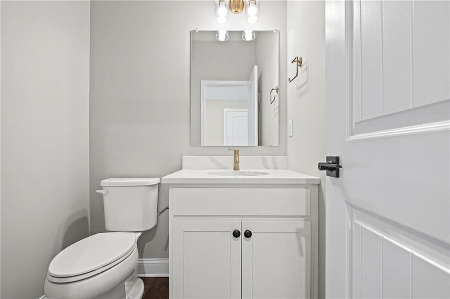Furnished interior view inside a new home in Governor’s Preserve, Canton (Image 9).