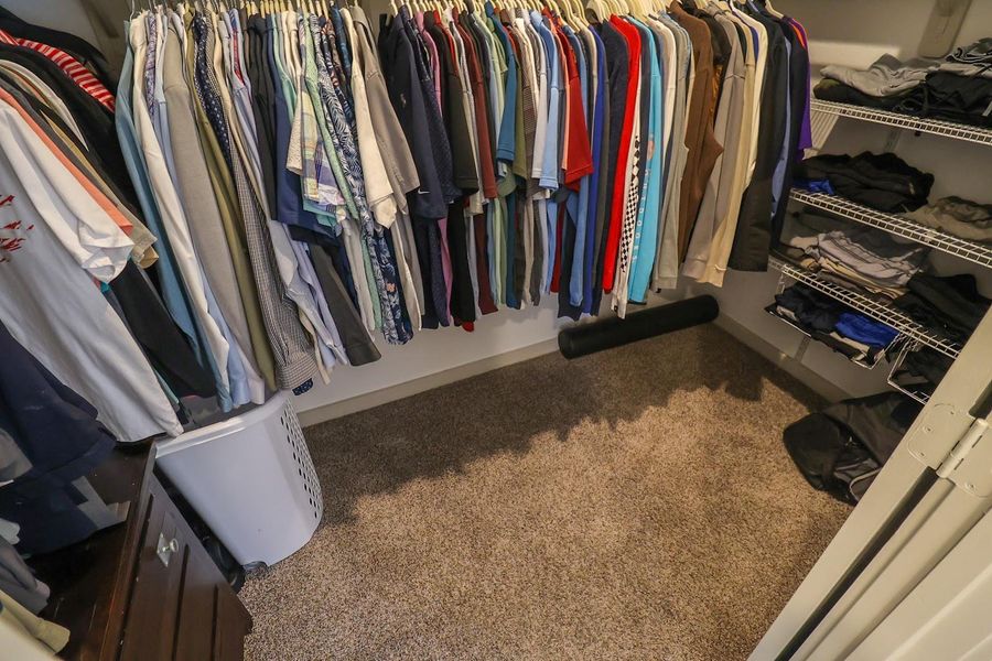 His closet. His closet.