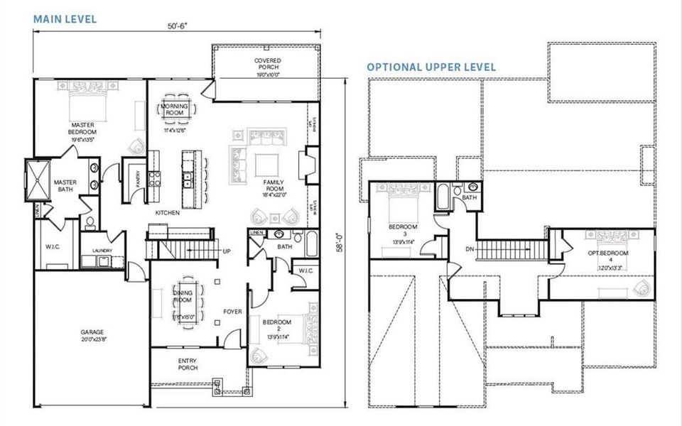 2D floor plan layout of this home in , Waleska, GA (Image 2).