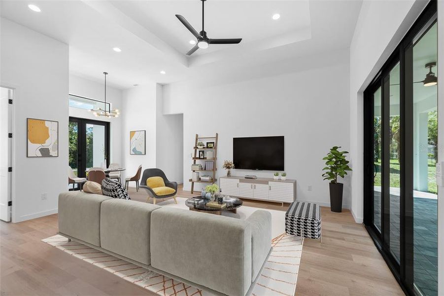 Furnished interior view inside a new home in , North Port (Image 8). Furnished interior view inside a new home in , North Port (Image 8).