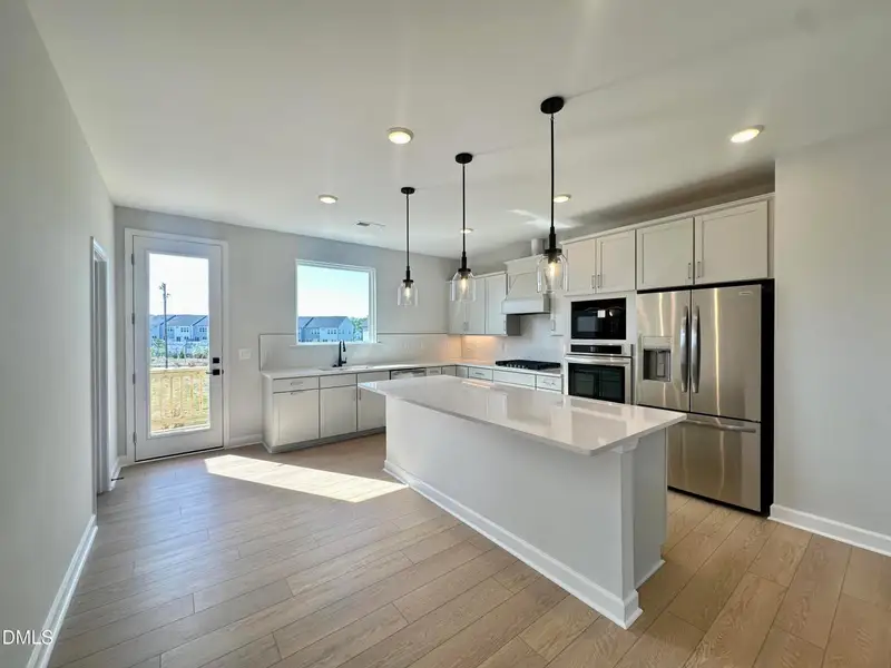 Furnished interior view inside a new home in Forestville Yard Townhomes, Knightdale (Image 3).