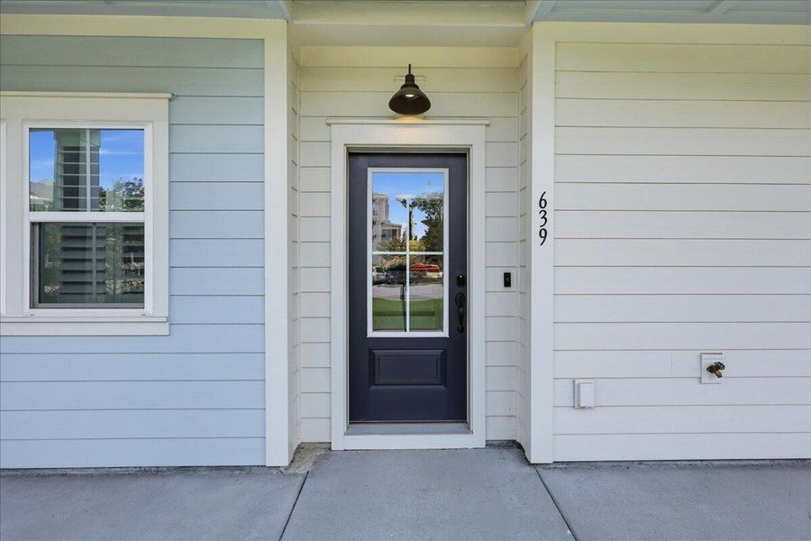 Exterior details and patio area of a home in , Summerville (Image 3).