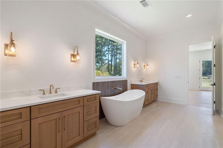 Furnished interior view inside a new home in , Woodstock (Image 18).