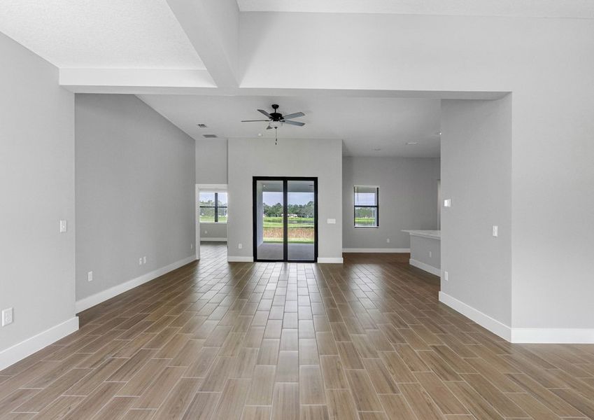 Be the host with the most in this open entertainment space