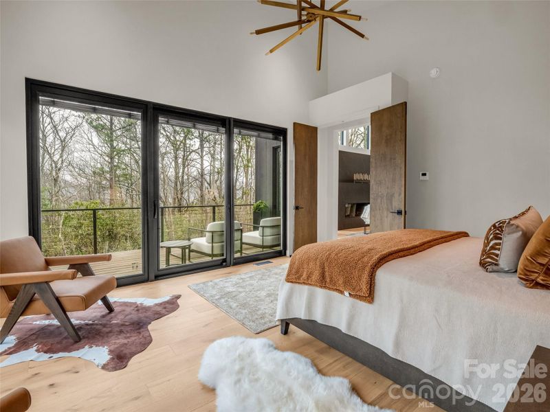 Furnished interior view inside a new home in , Lake Lure (Image 12).