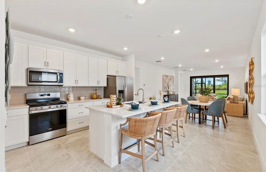 Furnished interior view inside a new home in Del Webb Catalina, Lakewood Ranch (Image 13). Furnished interior view inside a new home in Del Webb Catalina, Lakewood Ranch (Image 13).