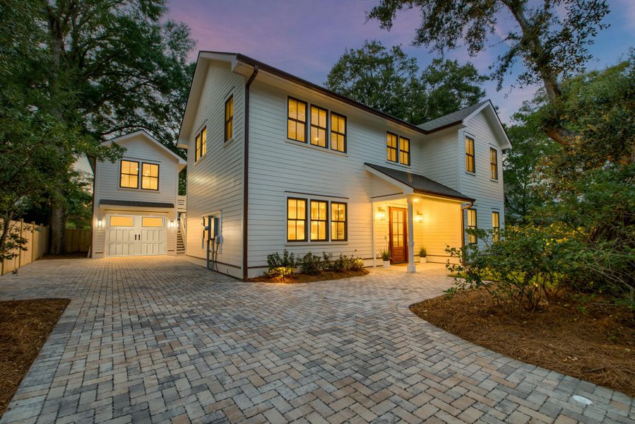Front exterior of a new home in , Mount Pleasant, SC, highlighting curb appeal (Image 28).