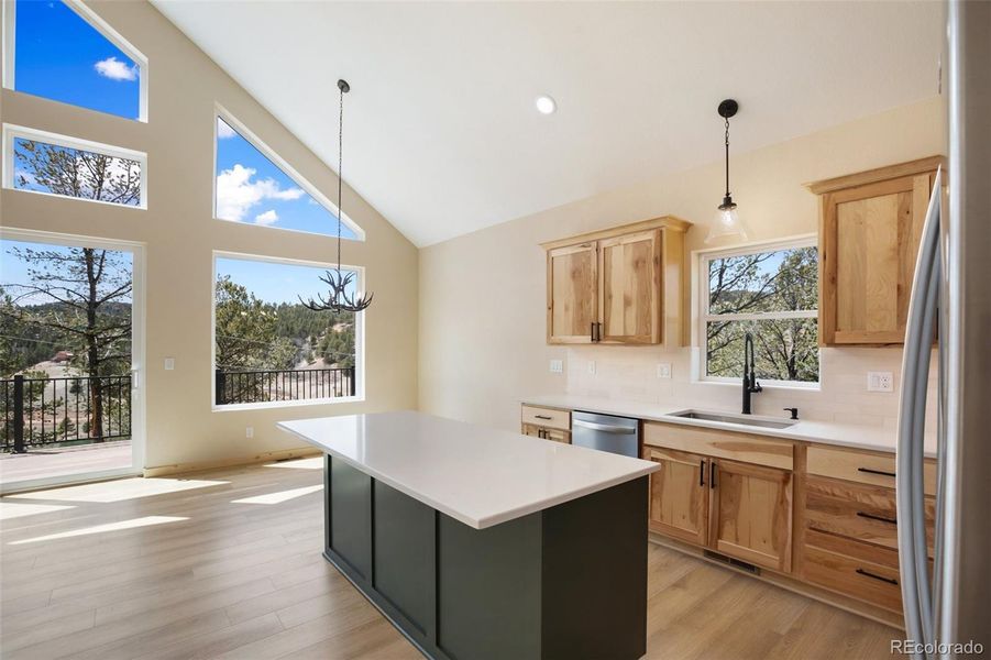 Furnished interior view inside a new home in , Divide (Image 3). Furnished interior view inside a new home in , Divide (Image 3).