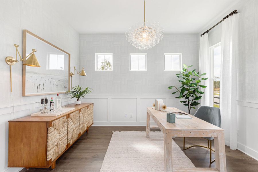 Furnished interior view inside a new home in Sweetgrass at Summers Corner, Summerville (Image 16). Furnished interior view inside a new home in Sweetgrass at Summers Corner, Summerville (Image 16).